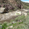 Rio Grande Gorge Whitewater Rafting Race Course Big Rock