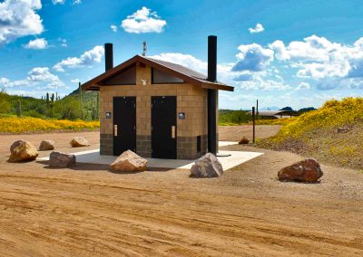 Abiquiu Lake Riana Campground Toilet