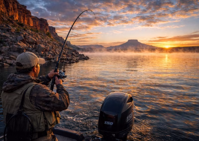 Abiquiu Lake Trout Fishing Boat cgpt
