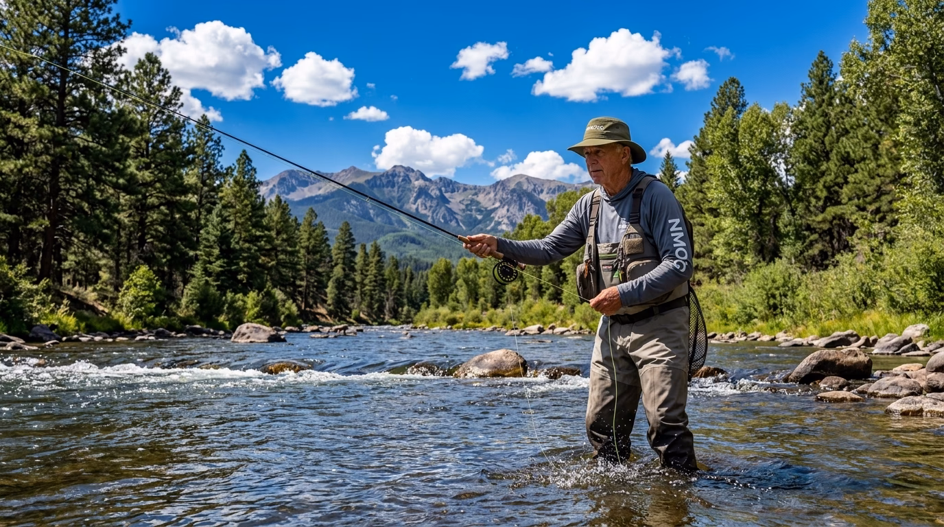New Mexico Outdoors 1 Conejos River Trout Fishing Public Access Aspen Glade Campground