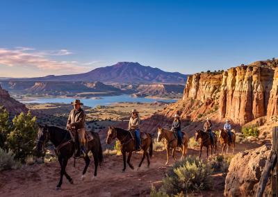 Shadows of the Witches, Light of the Mesas: A Horseback Ride Through Ghost Ranch History 2 Ghost Ranch Trail Ride