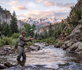 Fly Fishing New Mexico Mountain Stream