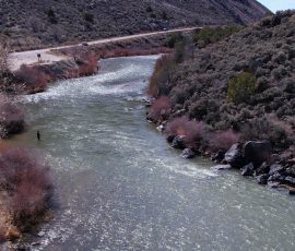 New Mexico Outdoors Photos 1 Rio Grande River Fly Fisherman 02-25-2026 Air 2S